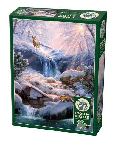 Mystic Falls in Winter - 1000 Pieces image 0